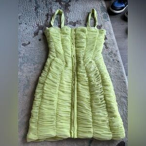 House of CB Lime Green Dress